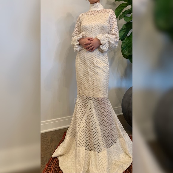 Turtleneck Long Sleeve Dress